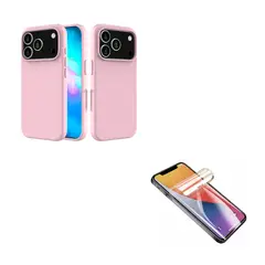 JOIGO - Carcasa Lamina Clear Para iPhone 17 Pro Max Rosado