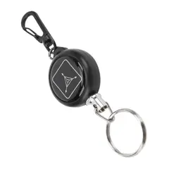 EKOL TACTICA MILITAR - Llavero Retráctil Cuerda De Alambre De Acero Diseños Varios