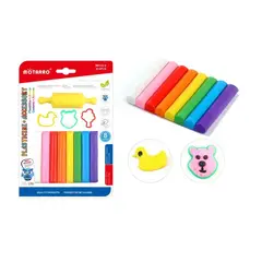 GENERICO - Plasticina 6pcs + Accesorios Coloridos
