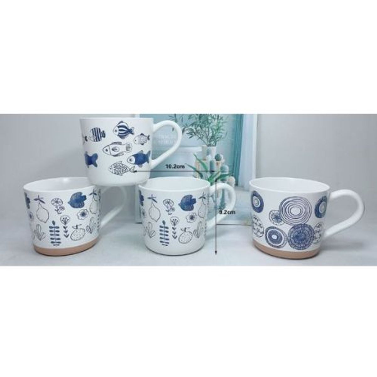 GENERICO - TAZAS DE CERÁMICA 470ML