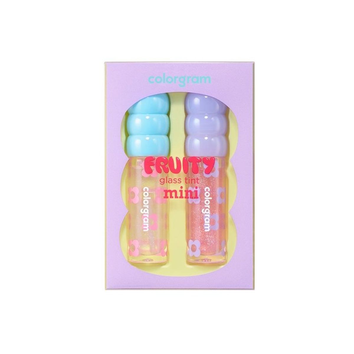 COLORGRAM - Mini Duo Gloss Fruity Glass  - 01 Double Gloss Duo