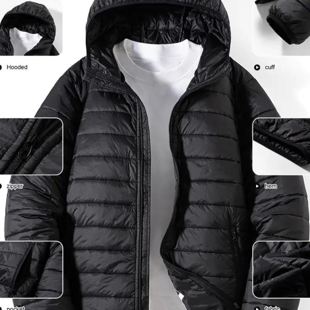 BLUE MOUNTAIN - parka impermeable termica desmontable hombre