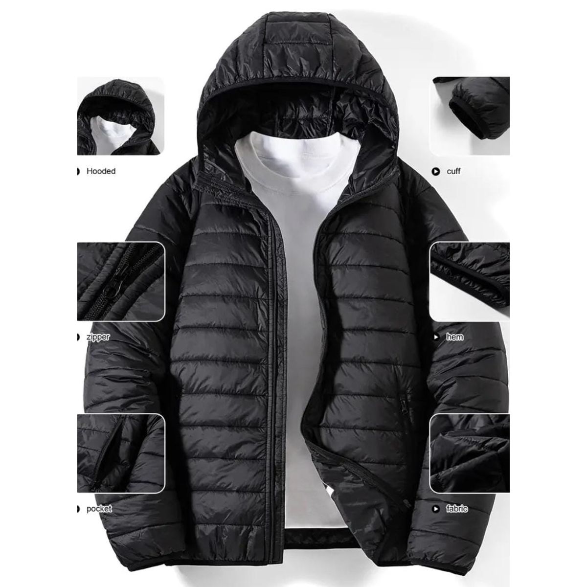 BLUE MOUNTAIN - parka impermeable termica desmontable hombre