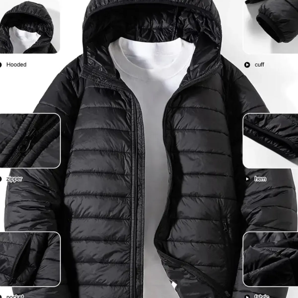 BLUE MOUNTAIN - parka impermeable termica desmontable hombre