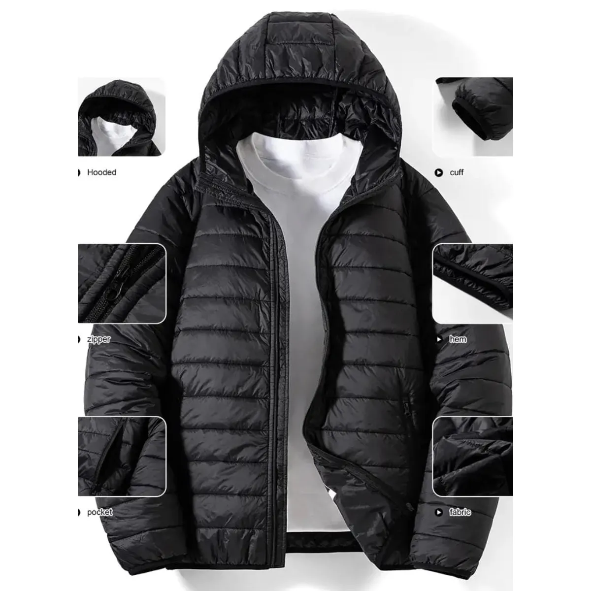 BLUE MOUNTAIN - parka impermeable termica desmontable hombre