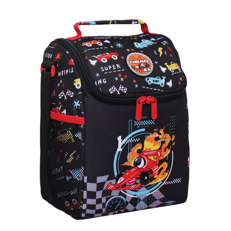 Lonchera Termica Greenland Race Car Negro Negro TALLA UNICA