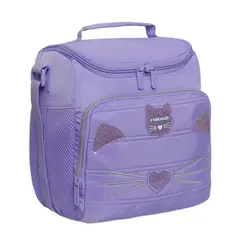 HEAD - Lonchera Térmica Mujer Snack Gato Lila