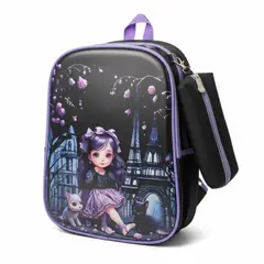 GENERICO - Mochila Infantil Escolar Niña En Alto Relieve