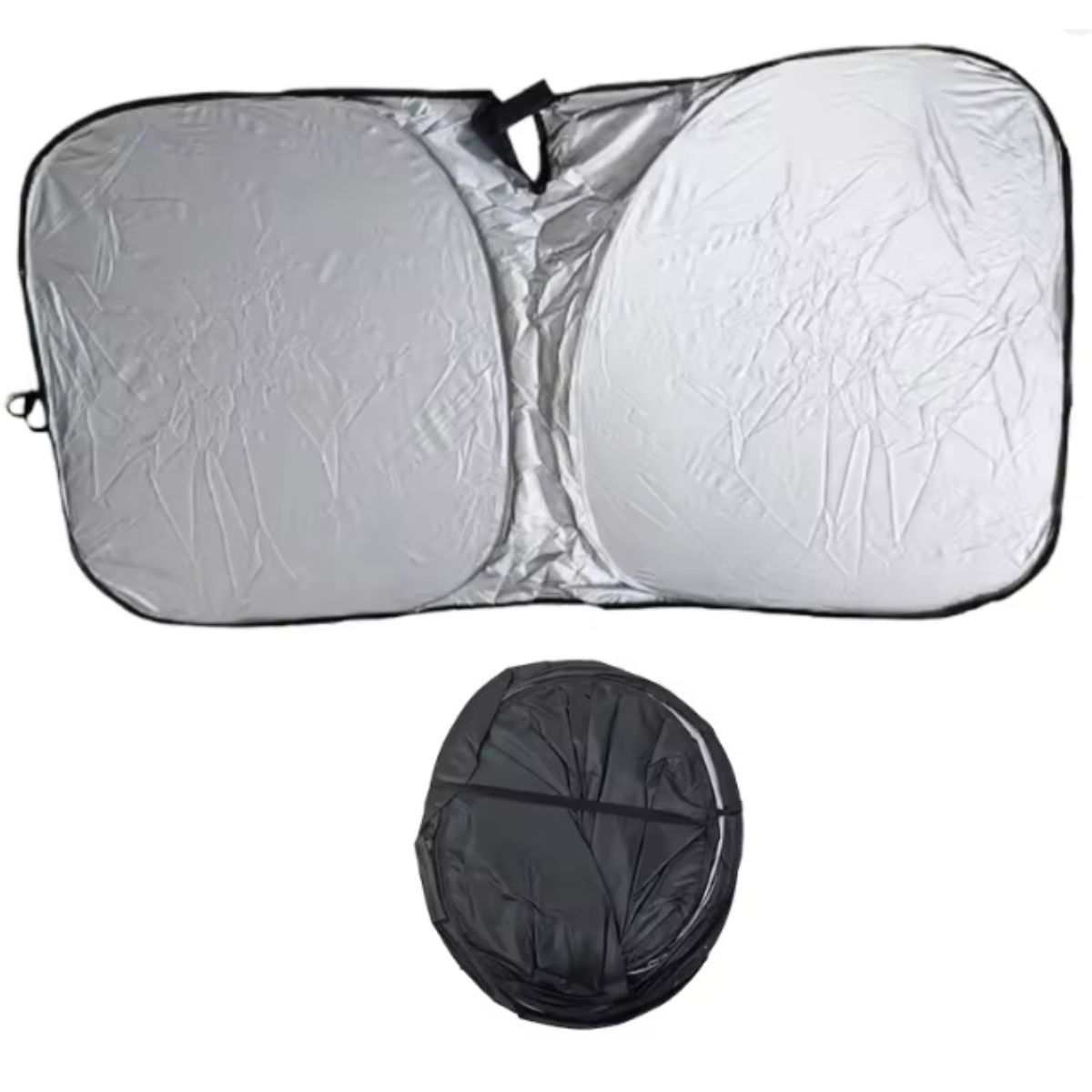 GENERICO - Parasol Plegable Dual Auto Redondo