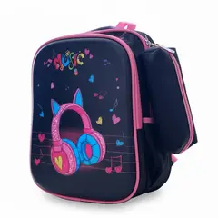 GENERICO - Mochila Infantil Escolar Niña En Alto Relieve