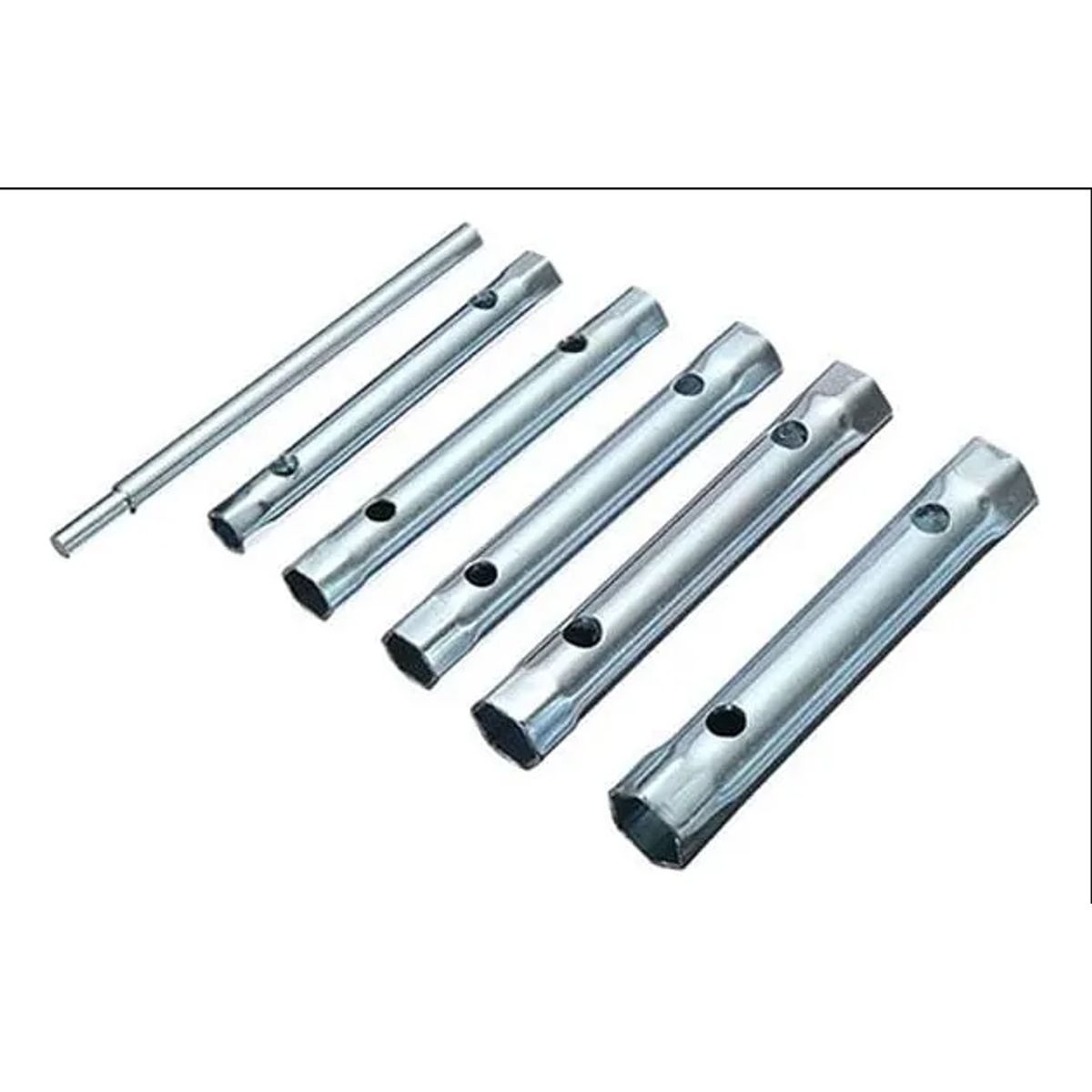 GENERICO - Set Llaves Saca Bujías Hexagonal 8mm A 17mm 6 Pcs