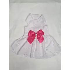EL MUNDO DE EMMA - Vestido mascota ajustable blanco talla S