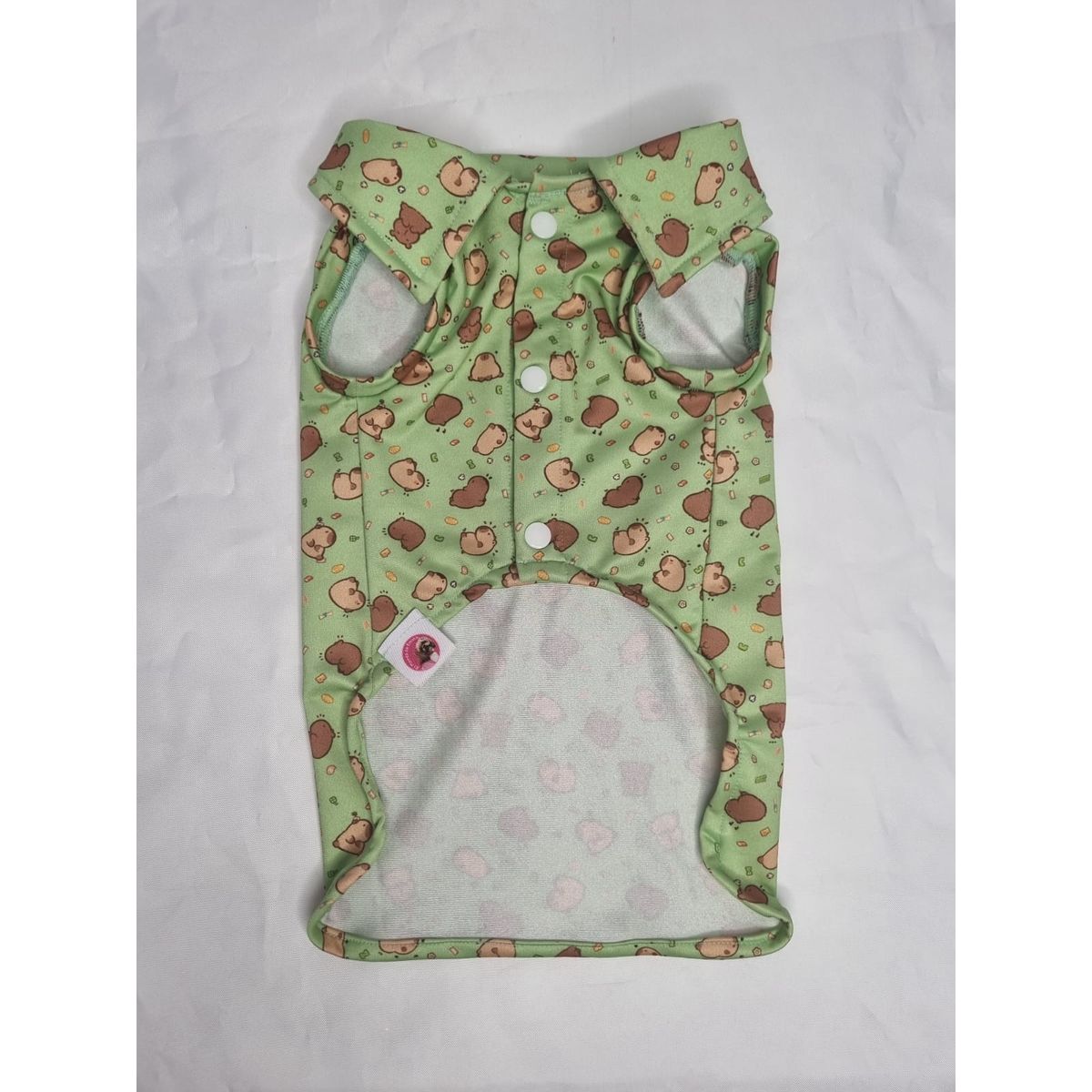 EL MUNDO DE EMMA - Camisa mascota verde capibara talla M