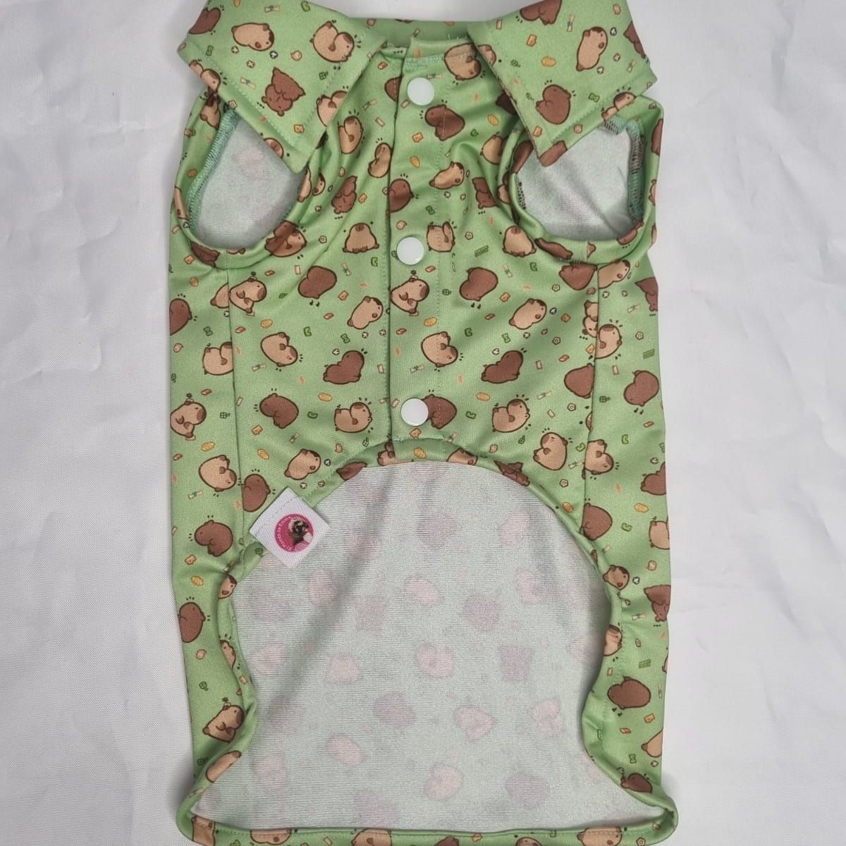 EL MUNDO DE EMMA - Camisa mascota verde capibara talla L