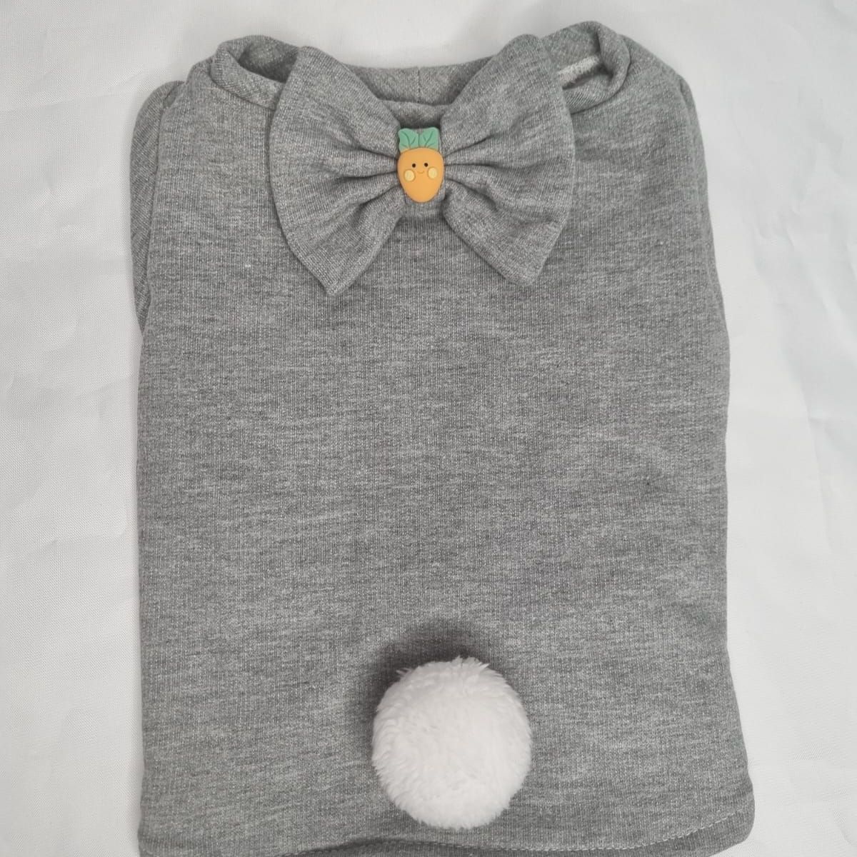 EL MUNDO DE EMMA - Polerón mascota gris talla M corto