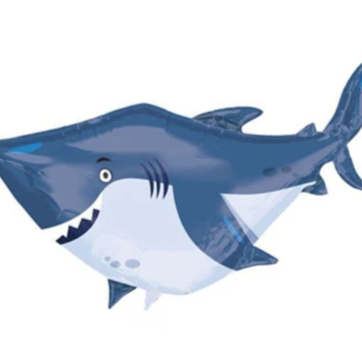 GENERICO - Globo metálico tiburón 65x96cm