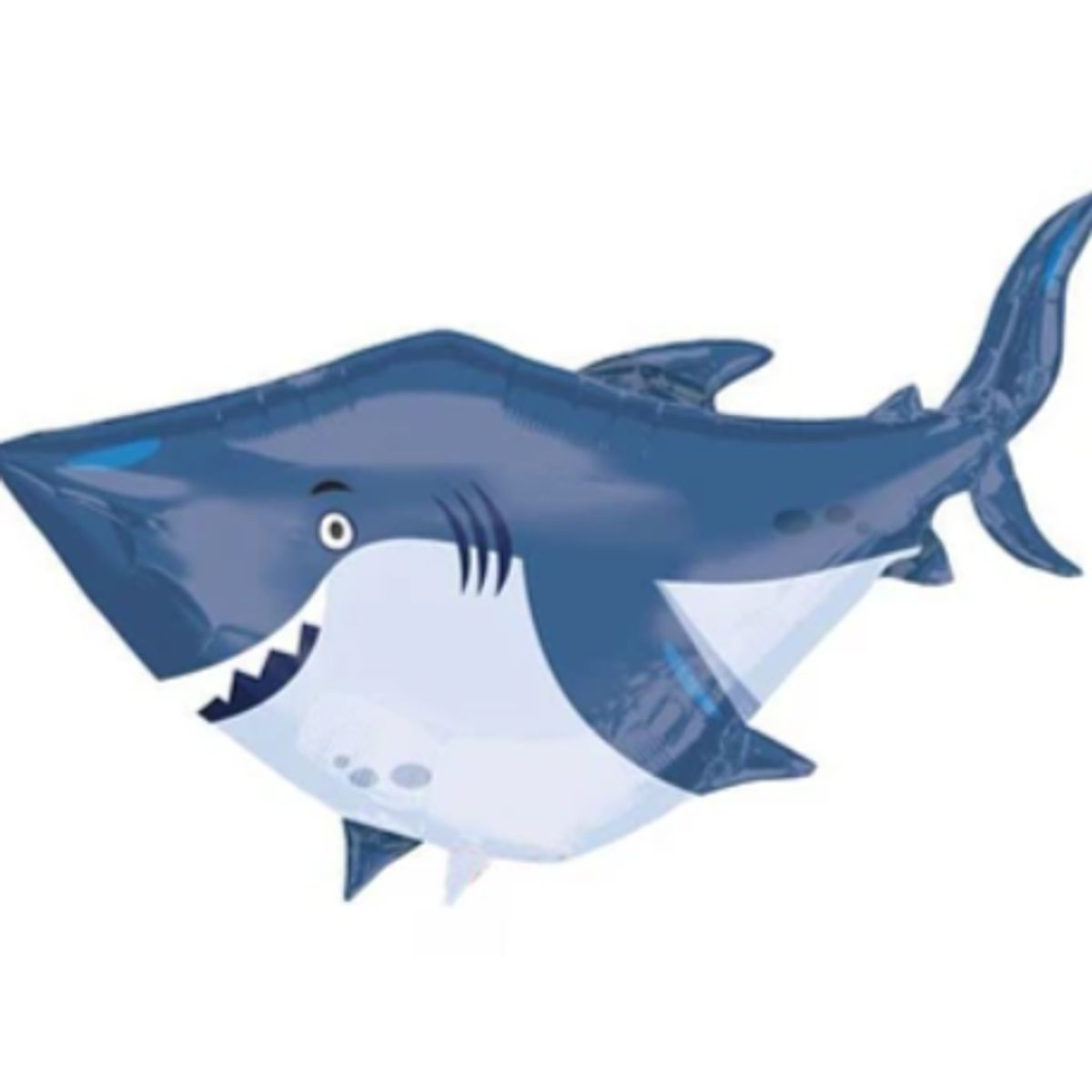 GENERICO - Globo metálico tiburón 65x96cm