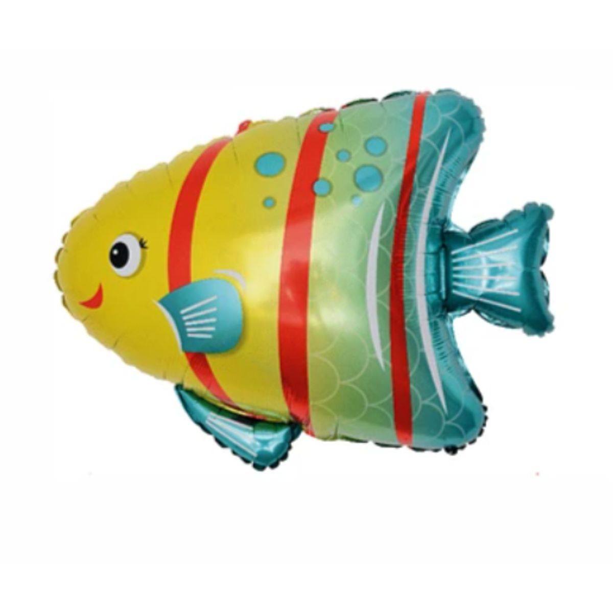 GENERICO - Globo metalizado de pez burbuja 34x36cm