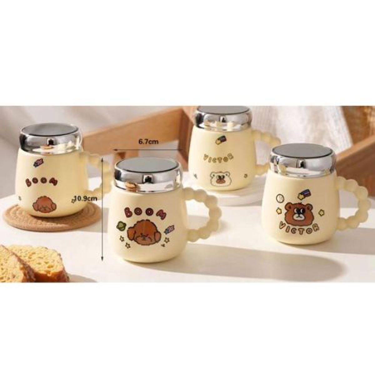 GENERICO - TAZAS CON TAPA 450ML