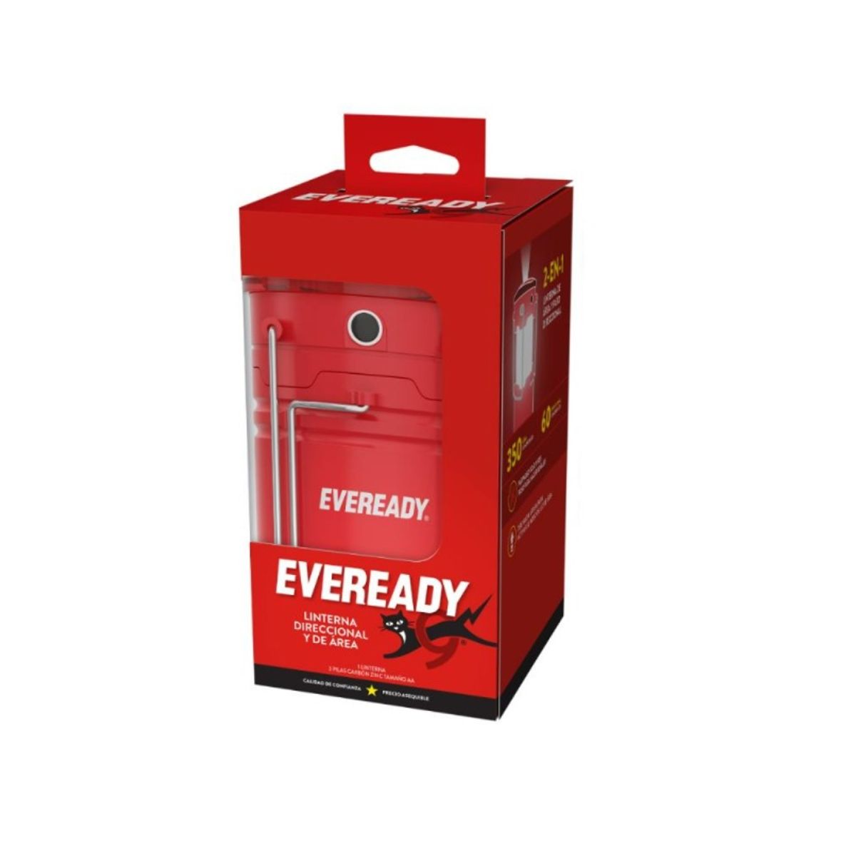 EVEREADY - Lámpara Farol Compactable Eveready 350 Lúmenes EVALCL31R