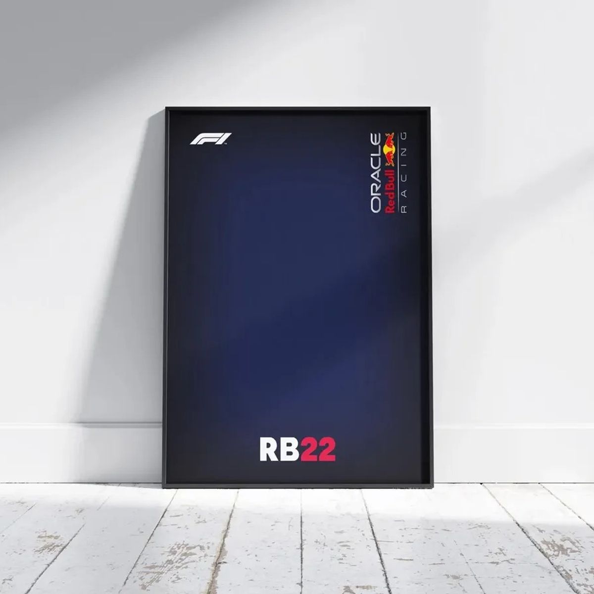 GENERICO - Cuadro Red Bull Rb22 De Fórmula 1 Colección Especial Negro