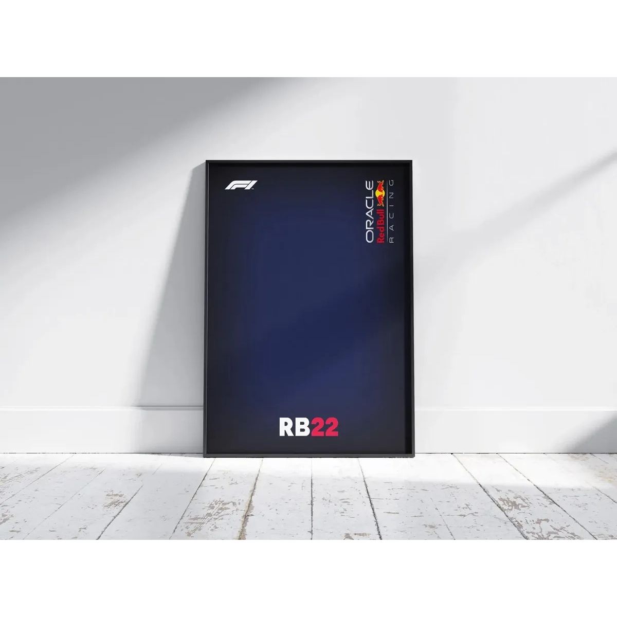 GENERICO - Cuadro Red Bull Rb22 De Fórmula 1 Colección Especial Negro