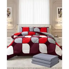GENERICO - Set de Cubrecama Chiporro mas sabana de Polar 2 plaza Extra Suave Térmico