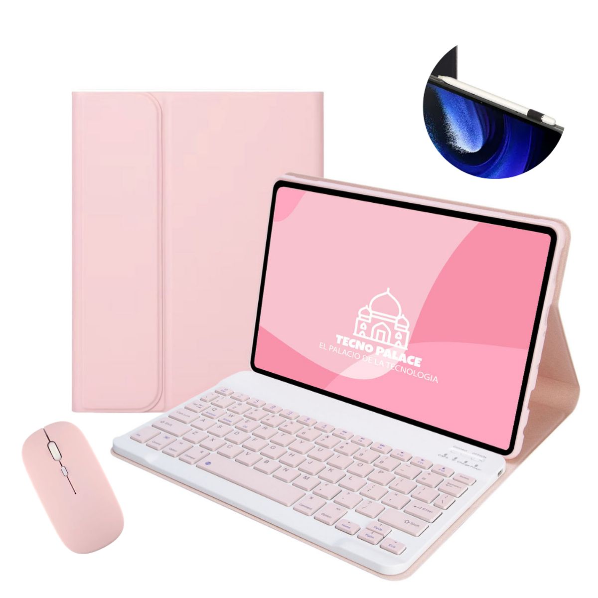 TECNOPALACE - Funda Con Teclado y Mouse Para Honor Pad 8 - letra Ñ