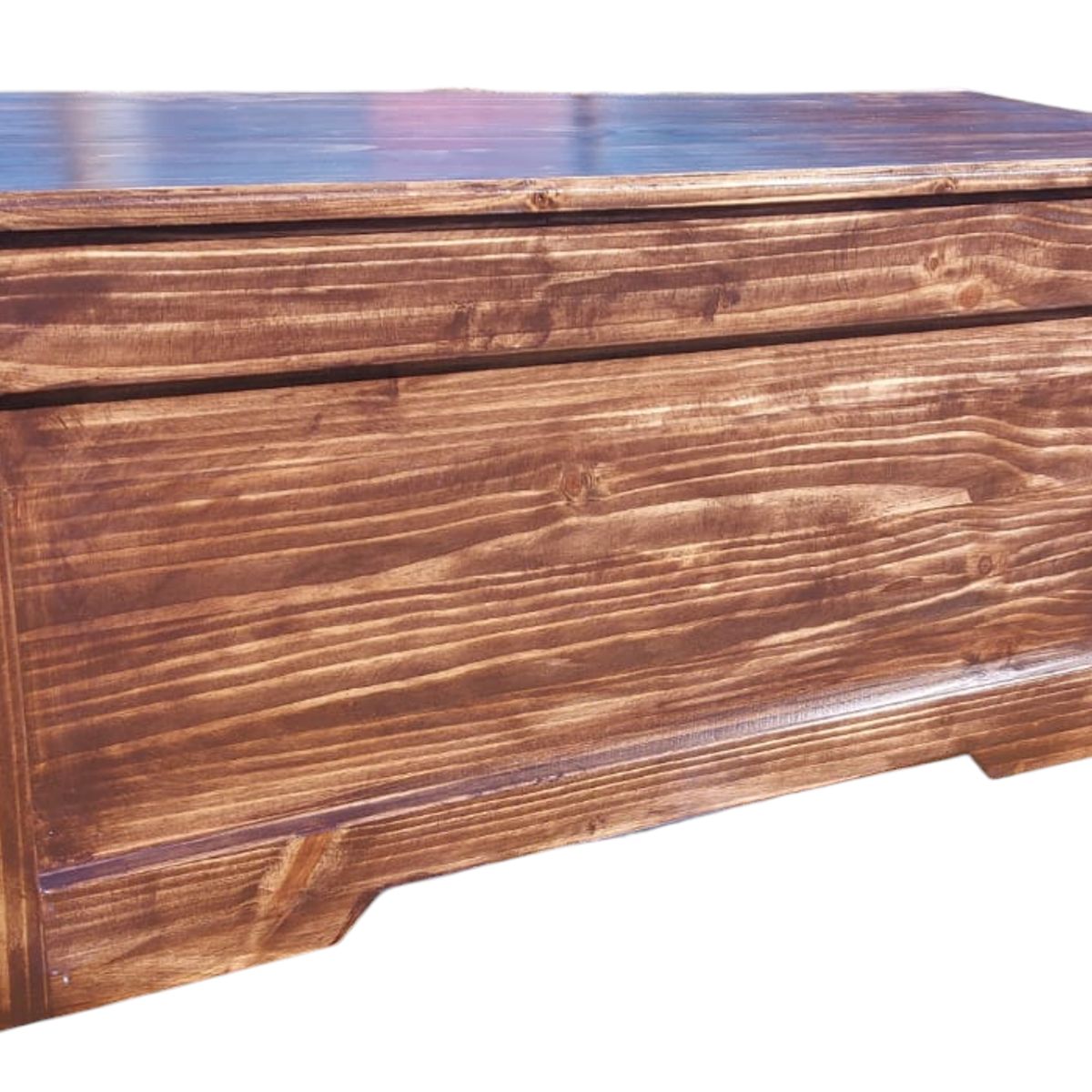 GENERICO - Baúl un Metro Tinte Nogal Vitrificado