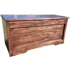 GENERICO - Baúl un Metro Tinte Nogal Vitrificado