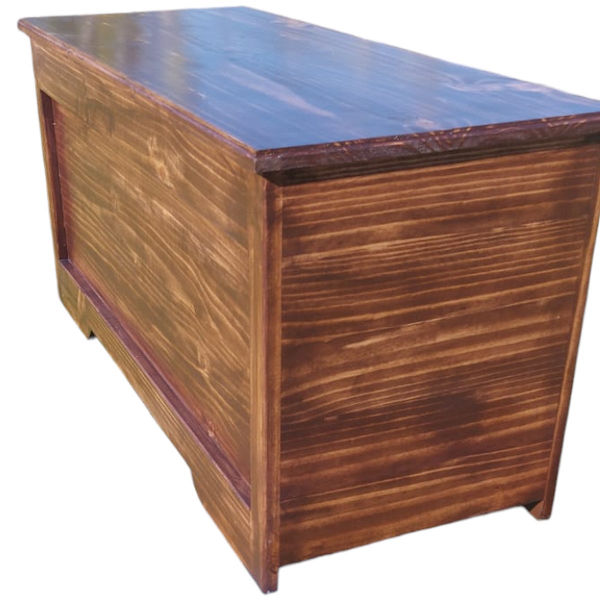 GENERICO - Baúl un Metro Tinte Nogal Vitrificado