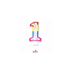 GENERICO - Vela de Cumpleaños Multicolor 1
