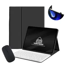 TECNOPALACE - Funda Con Teclado Blanco y Mouse Para Honor Pad 8 - letra Ñ