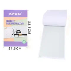 GENERICO - Block Milimetrado 50Hojas 21x32cm