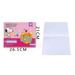 GENERICO - Block de dibujo Liceo 60 Snoopy Love 20Hjs 21x26cm