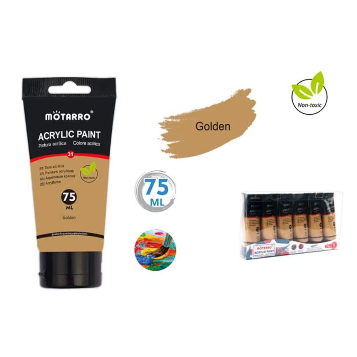 GENERICO - Pintura Dorado De 75ml
