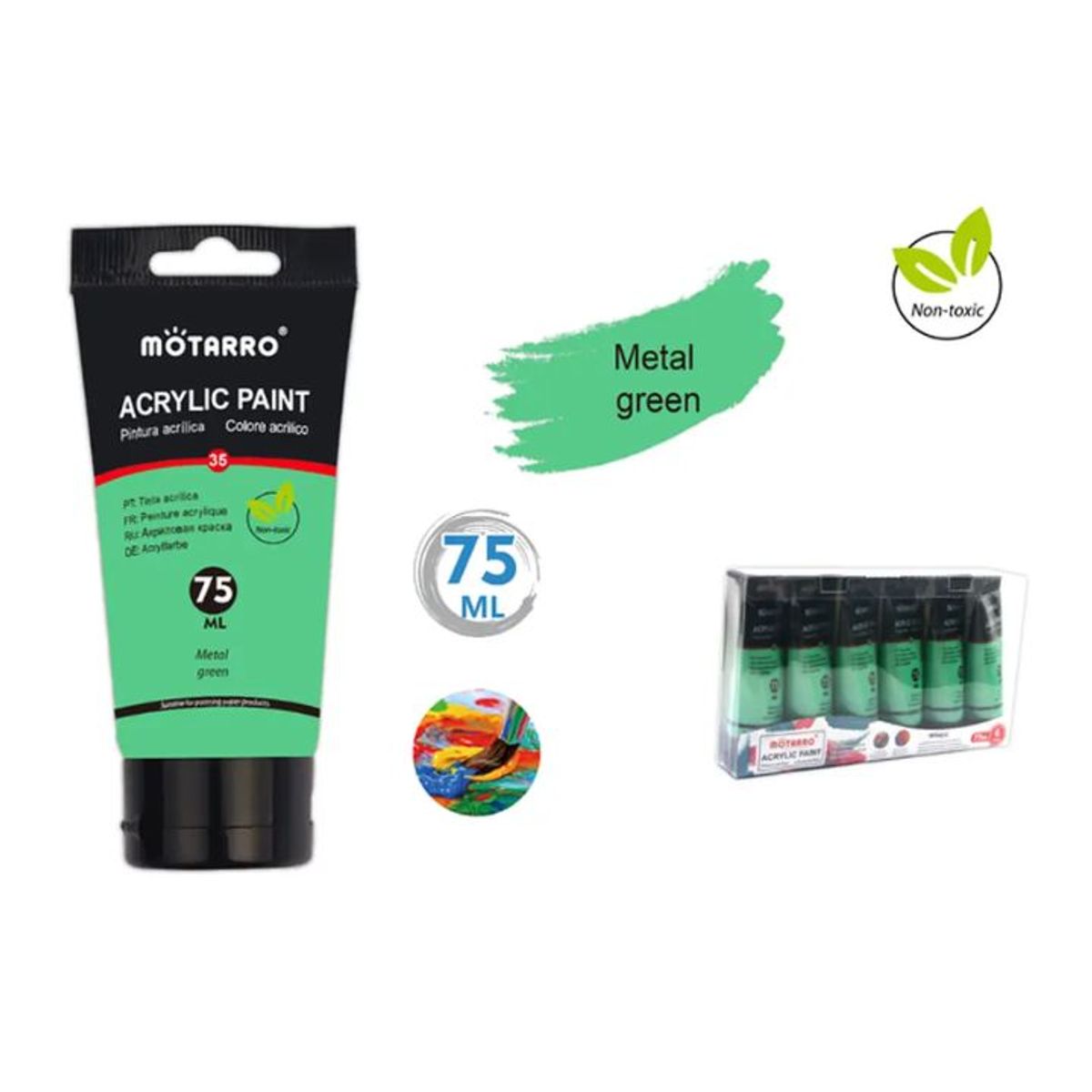 GENERICO - Pintura verde metal 75ml