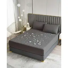 GENERICO - Cubrecolchón Impermeable 2 Plazas Protección Total y Máximo Confort