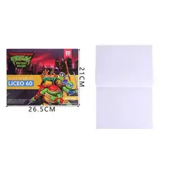 GENERICO - Block Tortugas Ninja Naranja 20Hjs Liceo 60