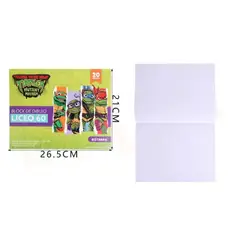 GENERICO - Block Tortugas Ninja Amarillo 20Hjs Liceo 60