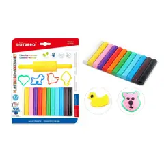 GENERICO - Plasticina 12pcs Colores + Accesorios