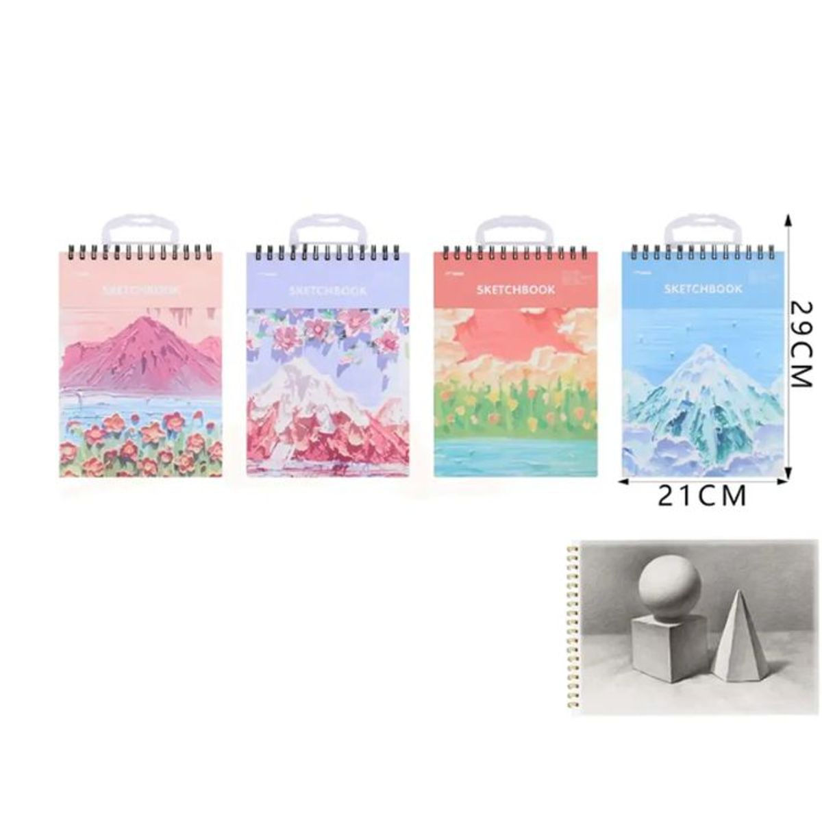 GENERICO - Block de Dibujo Montaña 30Hojas 29x21cm