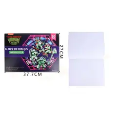 GENERICO - Block Tortugas Ninja Medio 20Hjs Medio 99 1/8