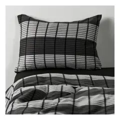 GENERICO - Juego de Sábana Polar King Color Gris GS0005