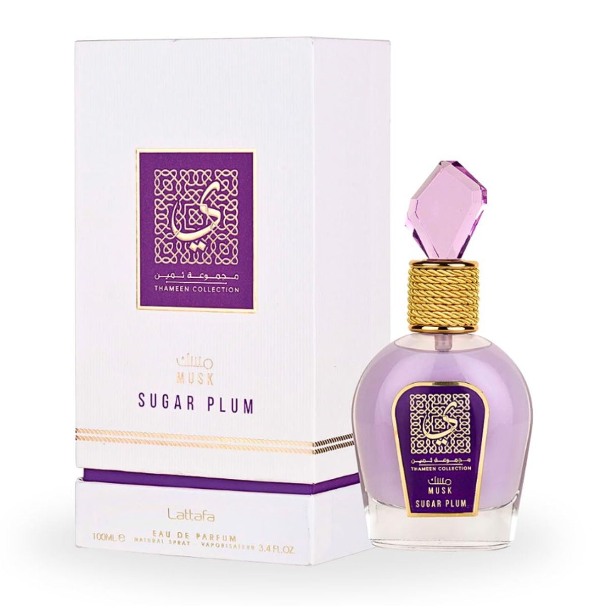 LATTAFA - Musk Eau de Parfum Thameen Collection - Sugar Plum Lattafa