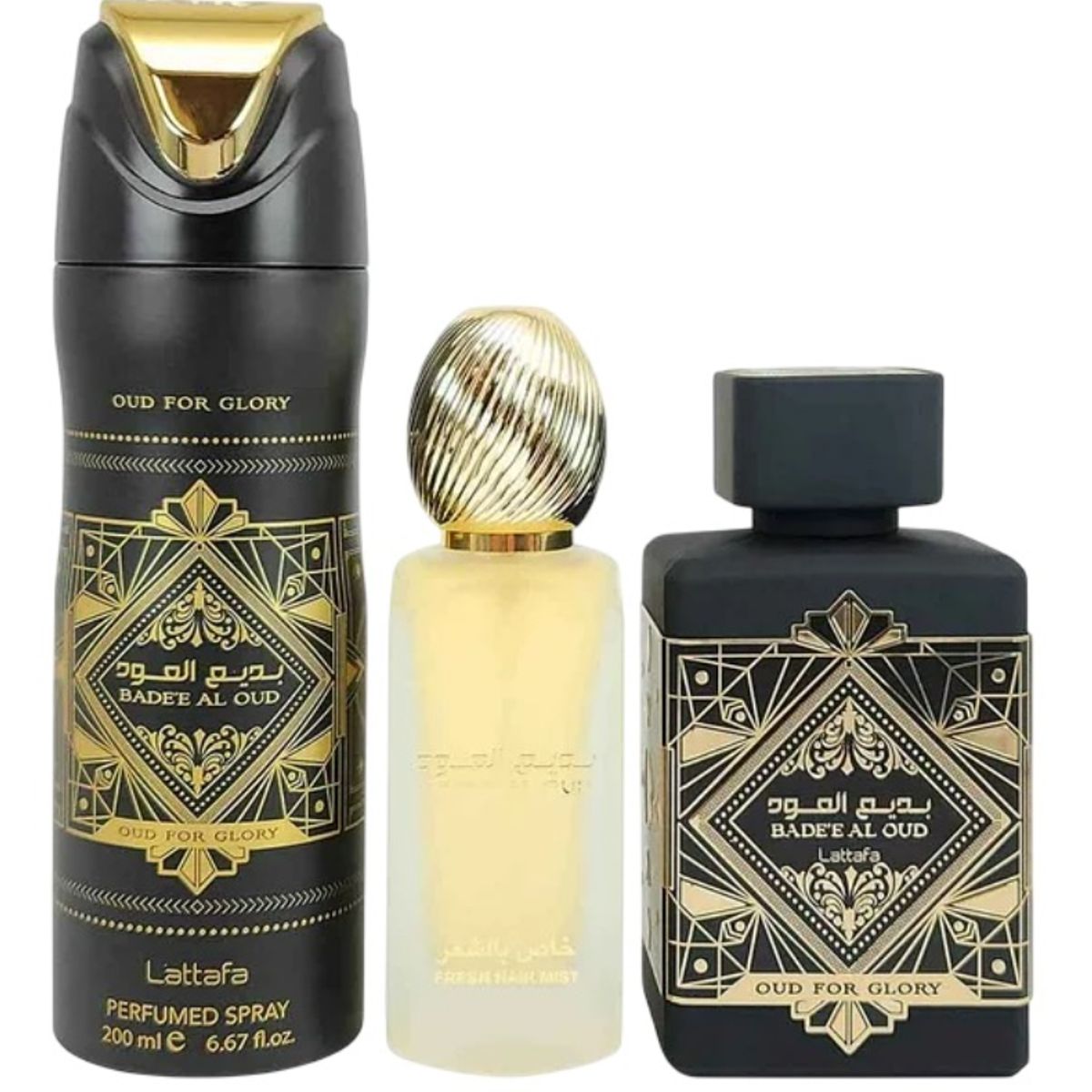 LATTAFA - Badee Al Oud Glory Gift Set Hombre - Lattafa