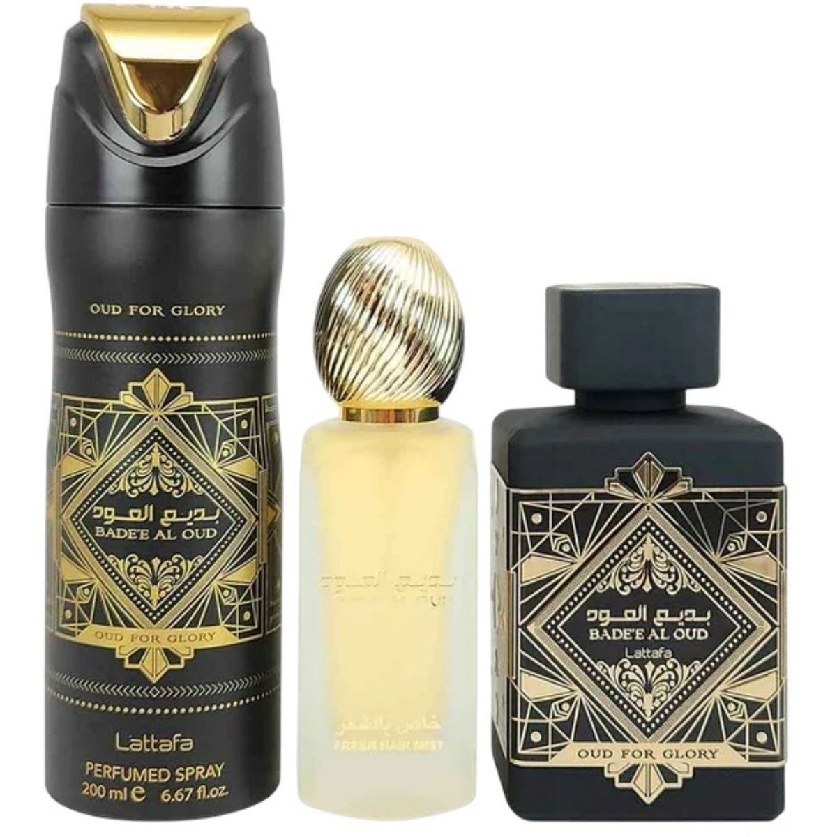 LATTAFA - Badee Al Oud Glory Gift Set Hombre - Lattafa