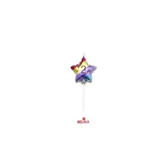 GENERICO - Vela estrella multicolor 2 11,5cm