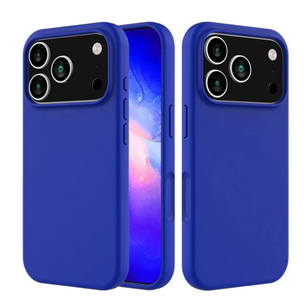 JOIGO - Carcasa Funda Para IPhone 17 Pro Goma Azul