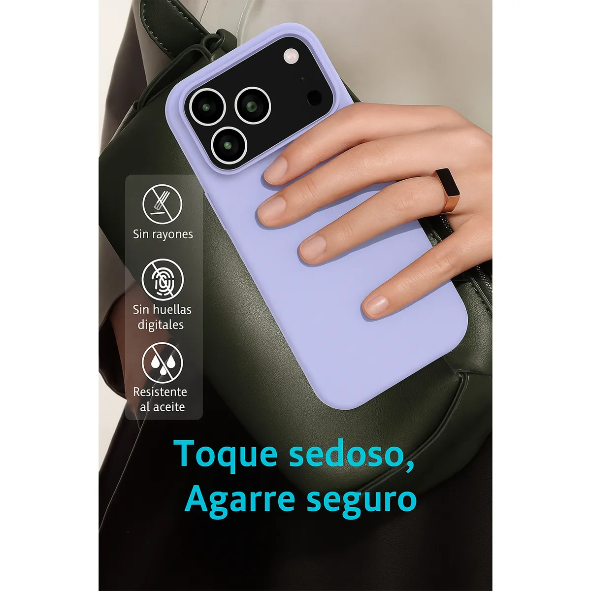 JOIGO - Carcasa Funda Para IPhone 17 Pro Goma Azul